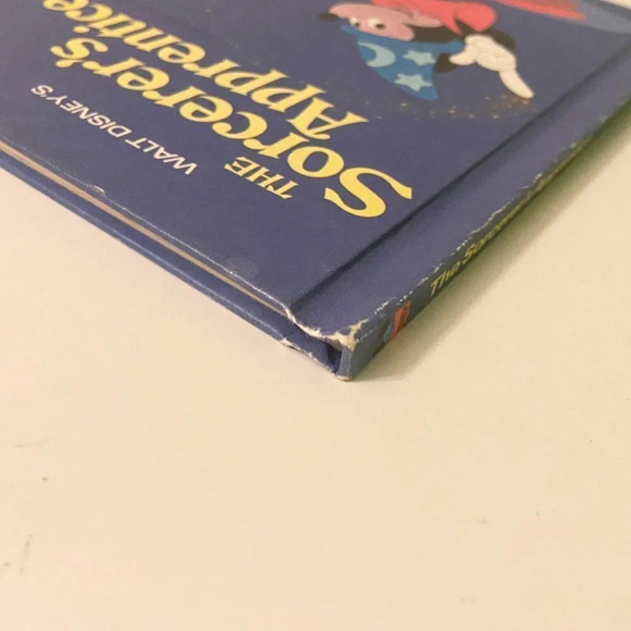 Vintage 1973 The Sorcerers Apprentice Disney World of  Reading Book HC - Picture 5 of 16